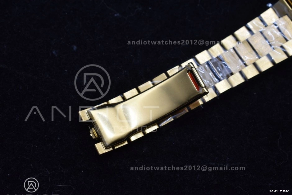 664 228238 Bracelet Dial VR3255 Edition (Gain ZeroBulk President 1:1 Date YG Best Silver ARF On Day Weight) Roman 40 0320